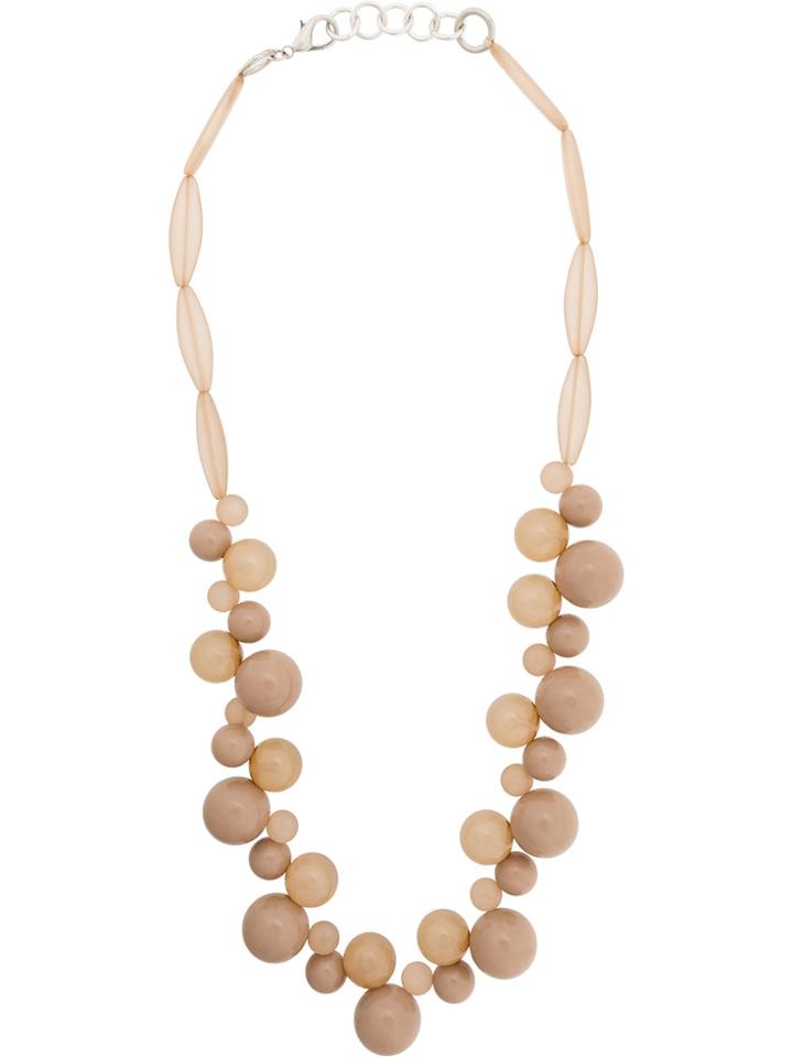 Ki6 Bicolourbubble Necklace - Nude & Neutrals