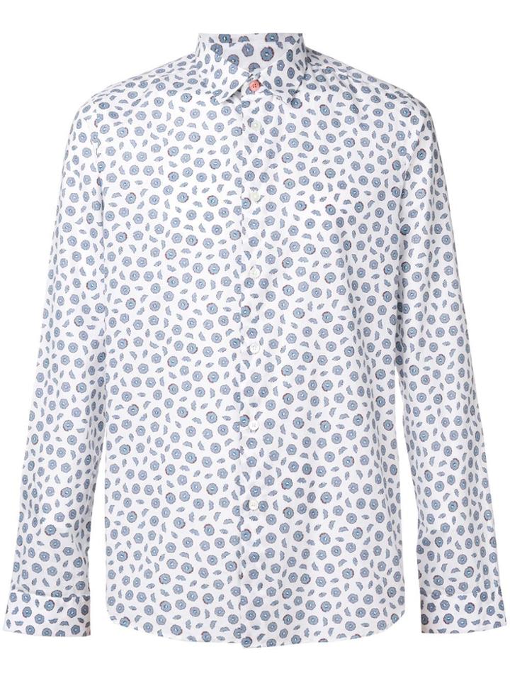 Ps Paul Smith Printed Shirt - White