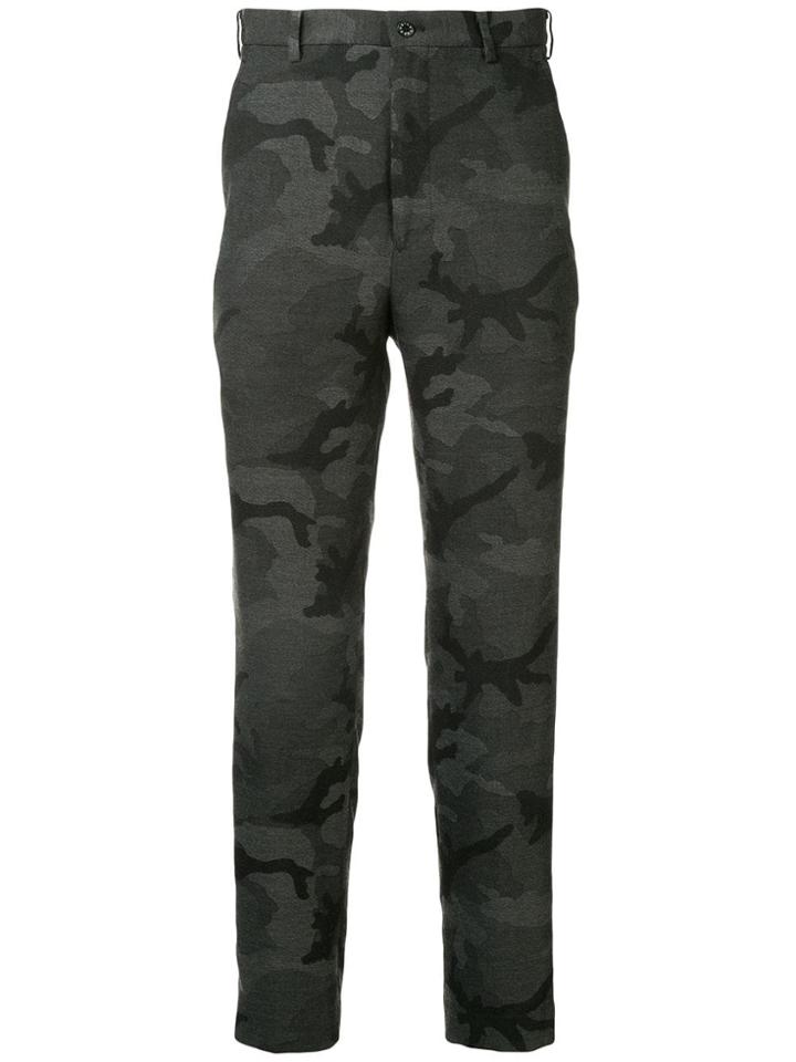 Loveless Camouflage Trousers - Black
