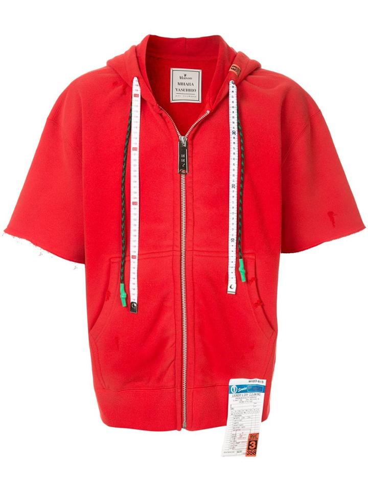 Maison Mihara Yasuhiro Hooded Jersey Jacket - Orange