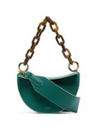 Yuzefi Doris Half-moon Bag - Green