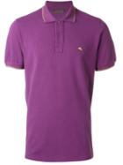 Etro Classic Polo Shirt, Men's, Size: Xxl, Pink/purple, Cotton