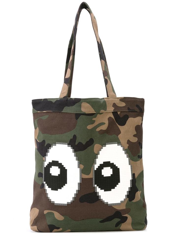 Mostly Heard Rarely Seen 8-bit Eyez Tote - Green