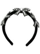 Gucci Gemstone Bows Headband - Black