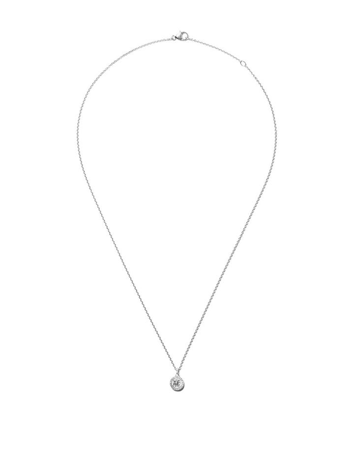 De Beers 18kt White Gold My First De Beers Aura Diamond Pendant