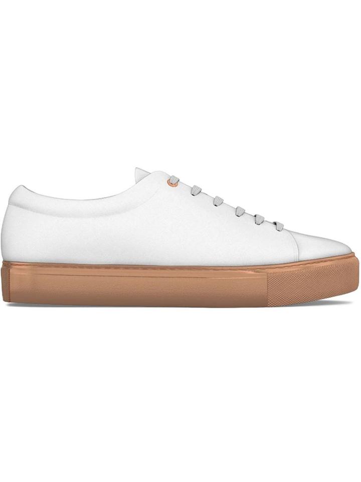 Myswear Vyner Sneakers, Men's, Size: 45, White, Nappa Leather/rubber