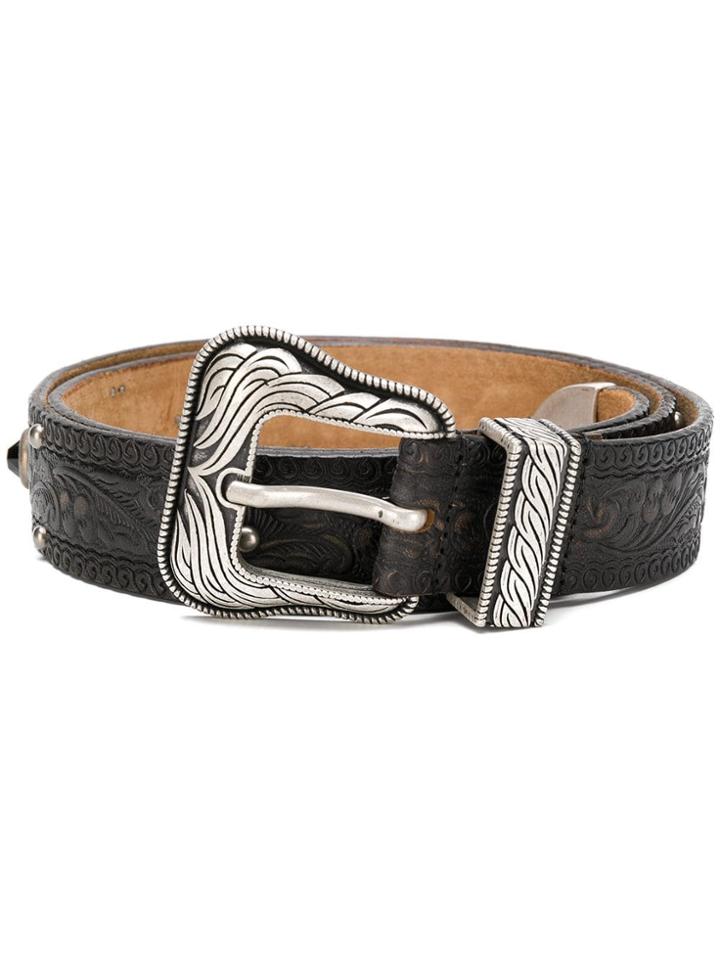 Htc Los Angeles Western Buckle Belt - Black