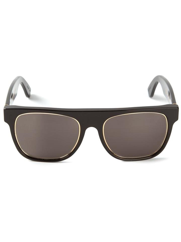 Retrosuperfuture Large 'flat Top Impero' Sunglasses