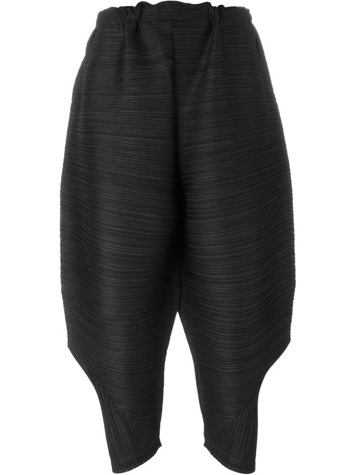 Pleats Please By Issey Miyake Cropped Trousers