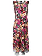 Red Valentino Floral Embroidered Dress - Pink