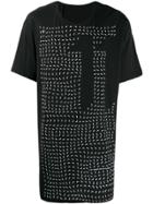 11 By Boris Bidjan Saberi Printed Long Length T-shirt - Black