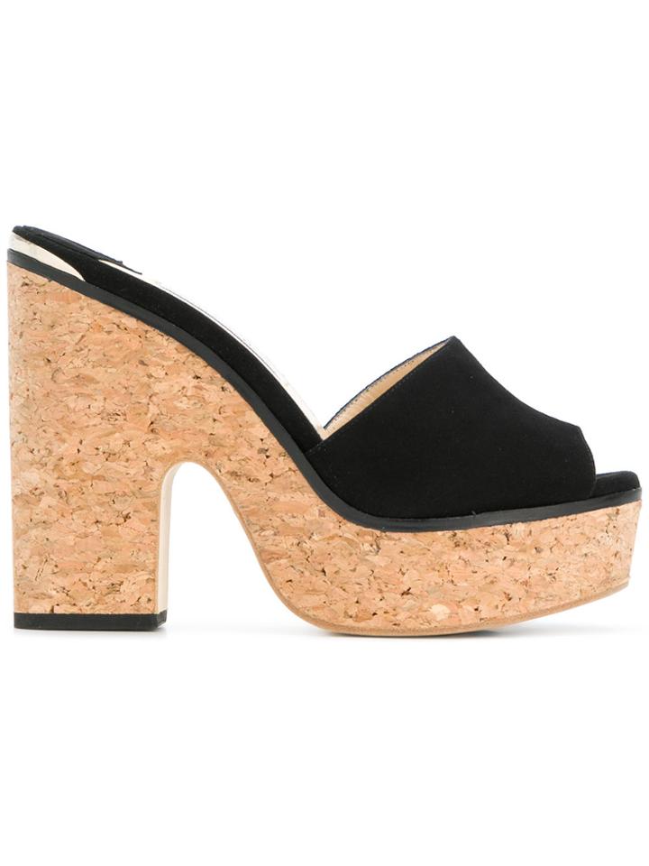 Jimmy Choo Deedee 125 Mules - Black