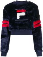 Fila Textured Logo Sweater - Blue