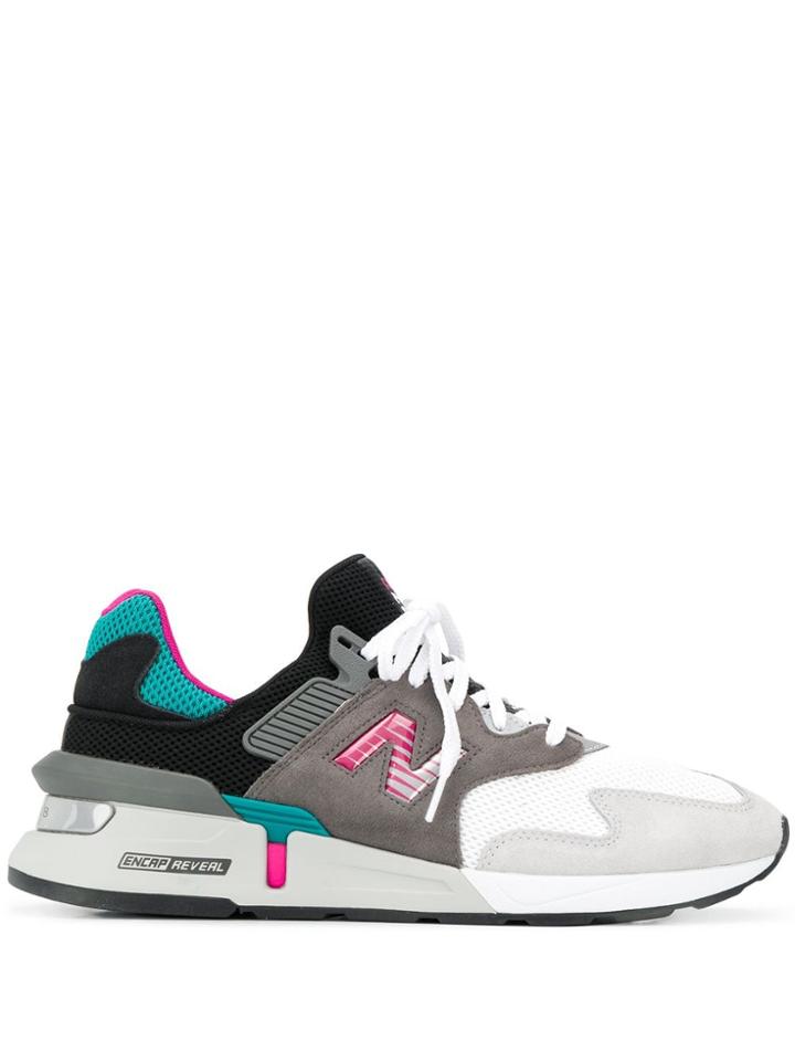 New Balance Colourblock Low-top Sneakers - Grey