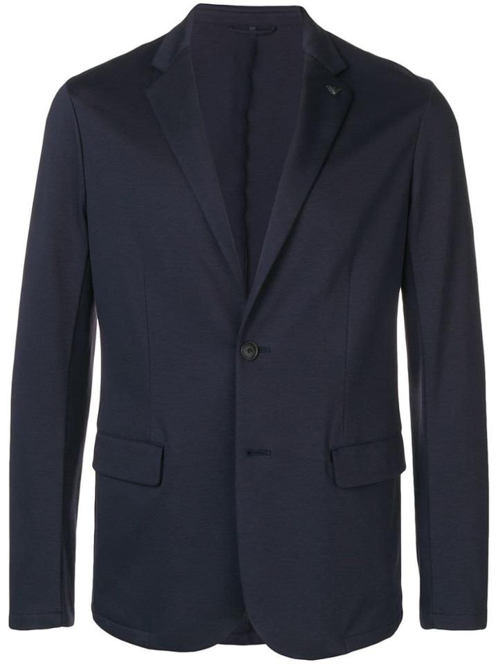 Emporio Armani Classic Blazer Jacket - Blue