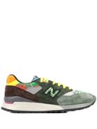 New Balance Swirl Pattern Detail Sneakers - Green