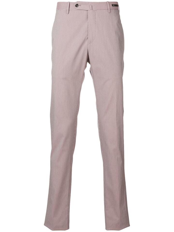 Pt01 Patterned Chinos - Red