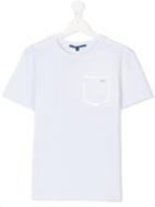 Aston Martin Kids Teen Pocket Detail T-shirt - White