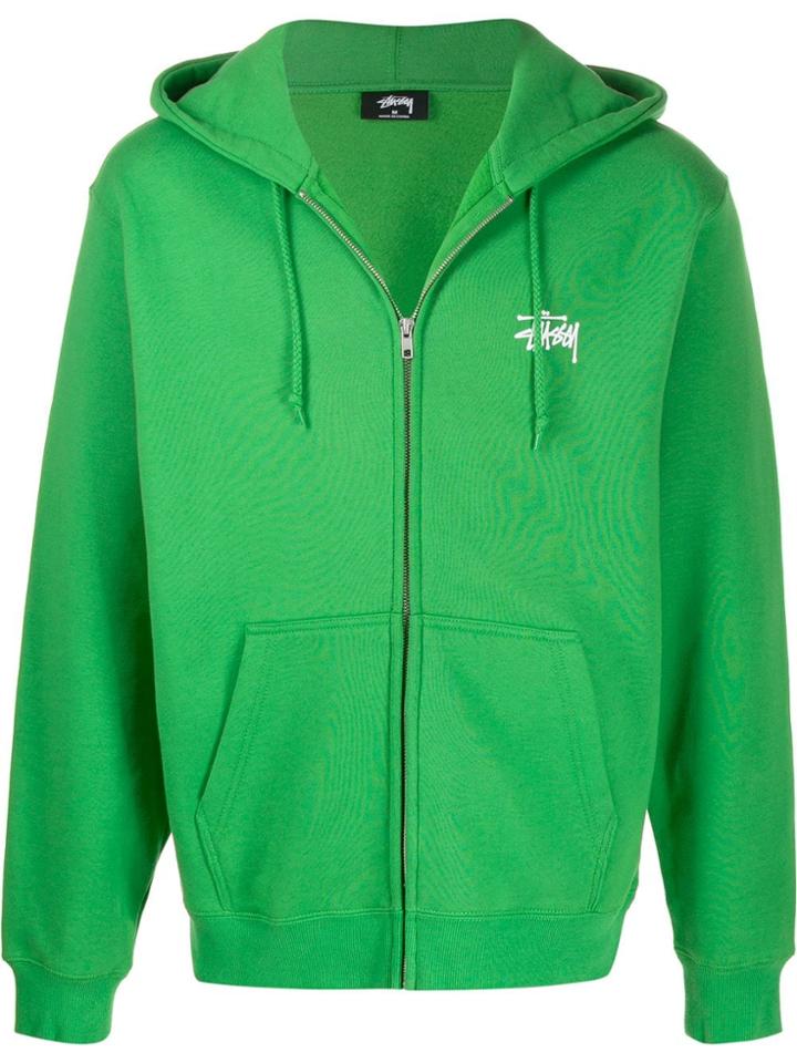 Stussy Kelly Zipped Hoodie - Green