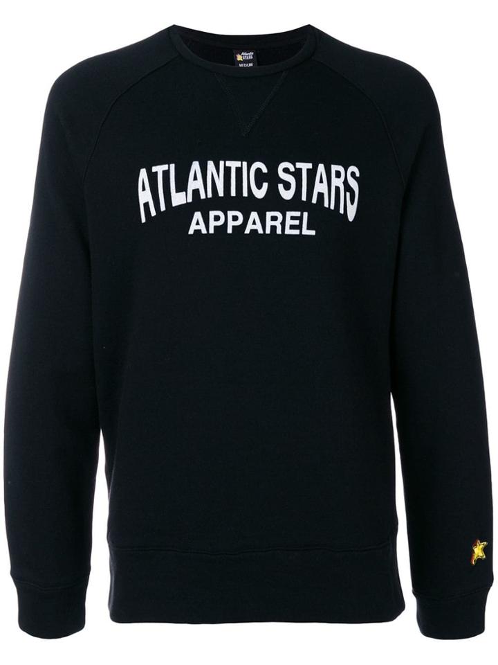 Atlantic Stars Logo Print Sweatshirt - Black