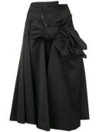 Comme Des Garçons Bow Waist Skirt - Black