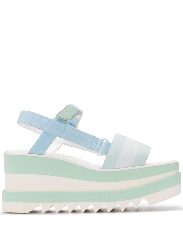 Stella Mccartney Sneak-elyse Sandals - Blue