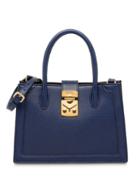Miu Miu Miu Confidential Madras Leather Bag - Blue