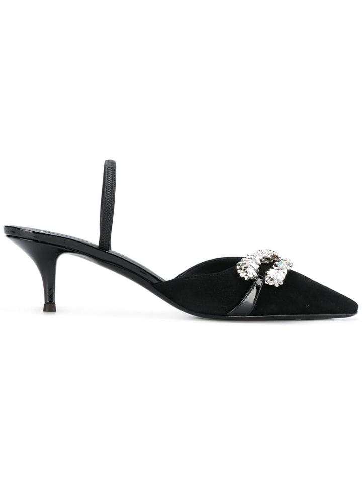 Giuseppe Zanotti Design Embellished Pointed Pumps - Black