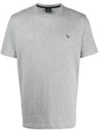 Ps Paul Smith Zebra Embroidered T-shirt - Grey