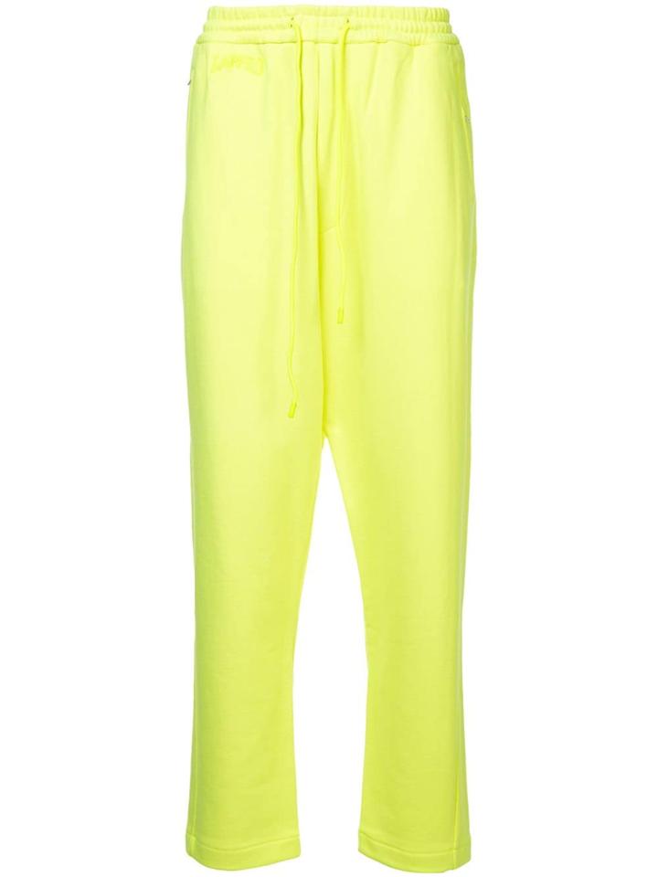 Juun.j Drawstring Waist Track Pants - Yellow & Orange