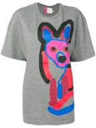 Maison Kitsuné Fox Print Short-sleeve T-shirt - Grey