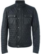 Belstaff Quilted Jacket, Men's, Size: 46, Black, Polyester/cotton