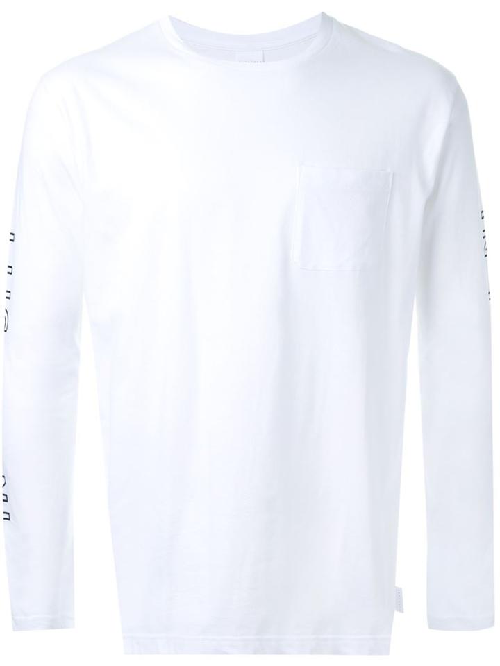 Cityshop Printed Sleeve T-shirt, Men's, Size: Xs, White, Cotton