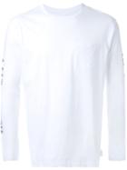 Cityshop Printed Sleeve T-shirt, Men's, Size: Xs, White, Cotton