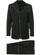 Comme Des Garçons Vintage Contrast Switching Two-piece Suit - Black