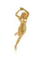 Anissa Kermiche 18kt Brushed Gold Marianne Earring
