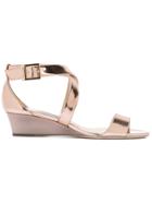 Jimmy Choo Wedge Sandals - Pink & Purple