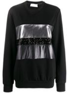 No Ka' Oi Sequin Embroidered Sweatshirt - Black