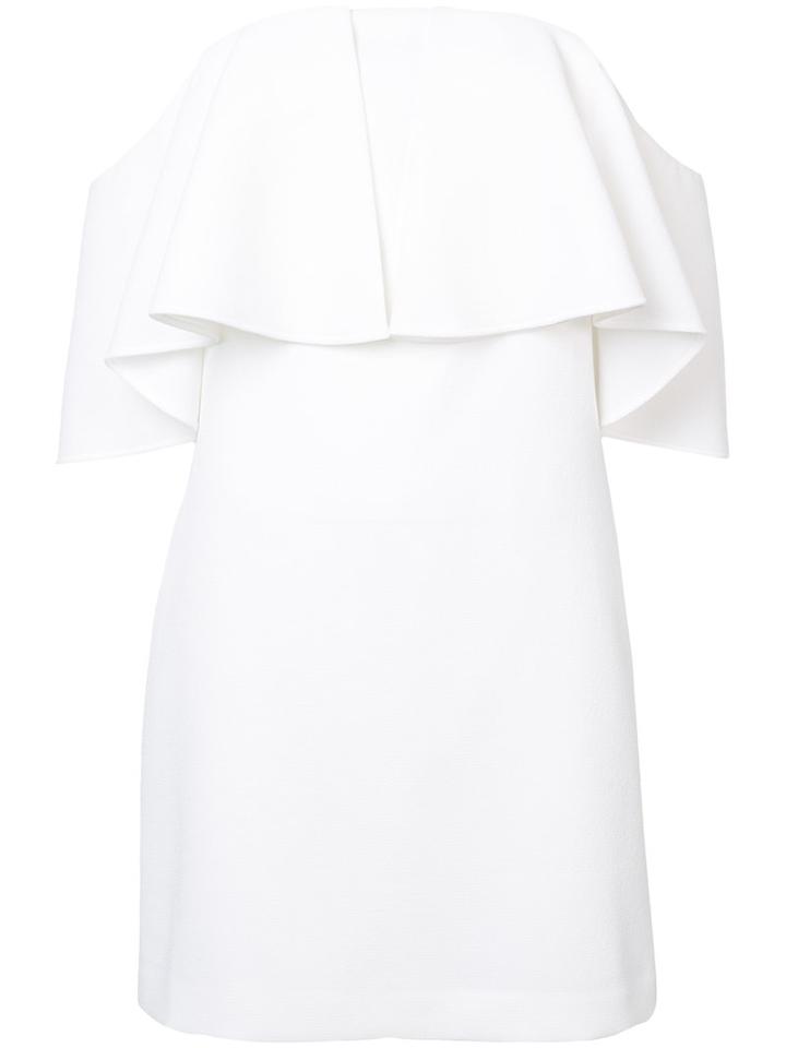 Trina Turk - Ruffled Dress - Women - Polyester/spandex/elastane - 2, White, Polyester/spandex/elastane