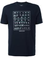 Armani Jeans - City Print T-shirt - Men - Cotton - M, Blue, Cotton