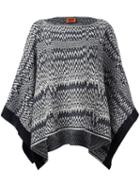 Missoni Zig-zag Knit Poncho, Women's, Wool/acrylic