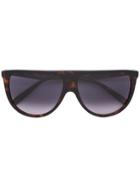 Céline Eyewear D-frame Toroiseshell Sunglasses - Brown