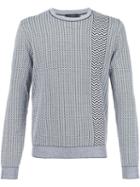 Calvin Klein Collection Chevron Pattern Sweater