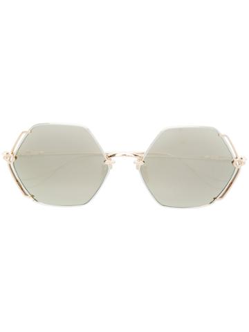 Chrome Hearts Oversized Sunglasses - Metallic