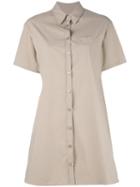 Boutique Moschino Shirt Dress, Women's, Size: 44, Nude/neutrals, Cotton/other Fibers