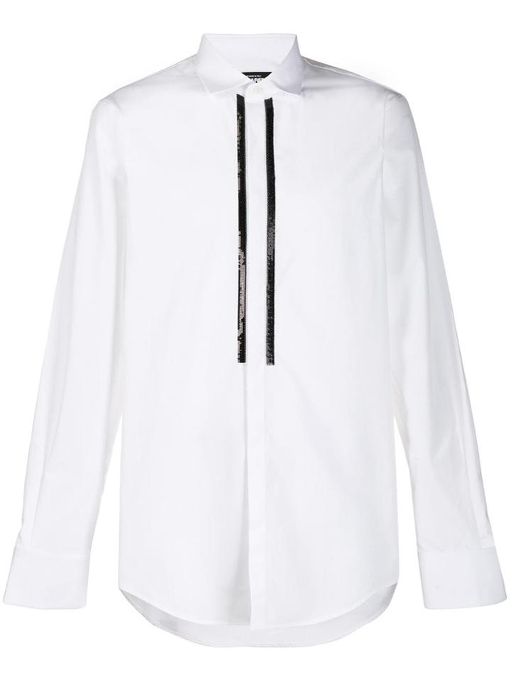 Dsquared2 Sequin Detail Button-up Shirt - White