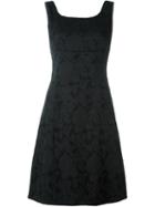 Dolce & Gabbana Floral Jacquard Dress, Women's, Size: 40, Black, Silk/polyester/spandex/elastane/viscose