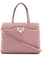 Valentino Garavani Rockstud Tote - Pink & Purple