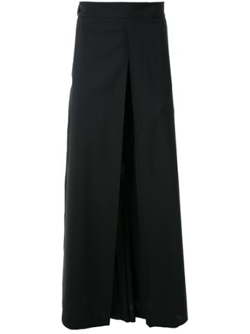 Thamanyah Flat Front Jupe Trousers - Black