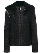 Boboutic Textured Fitted Jacket - Black